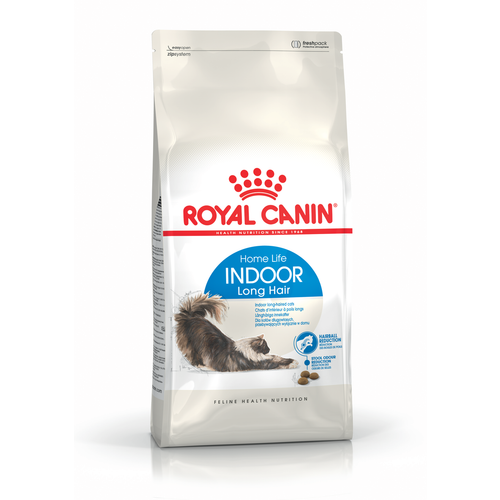 ROYAL CANIN FHN Indoor Long Hair, potpuna i uravnotežena hrana za odrasle kućne mačke duge dlake (1-7 godina), 400 g slika 1