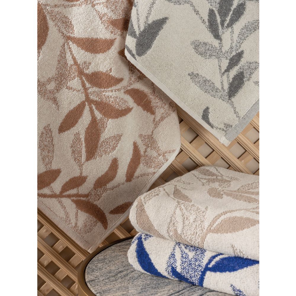 Set Ručnika Karian Asorti u Bojama Brown, Grey i Blue (4 Komada) slika 2
