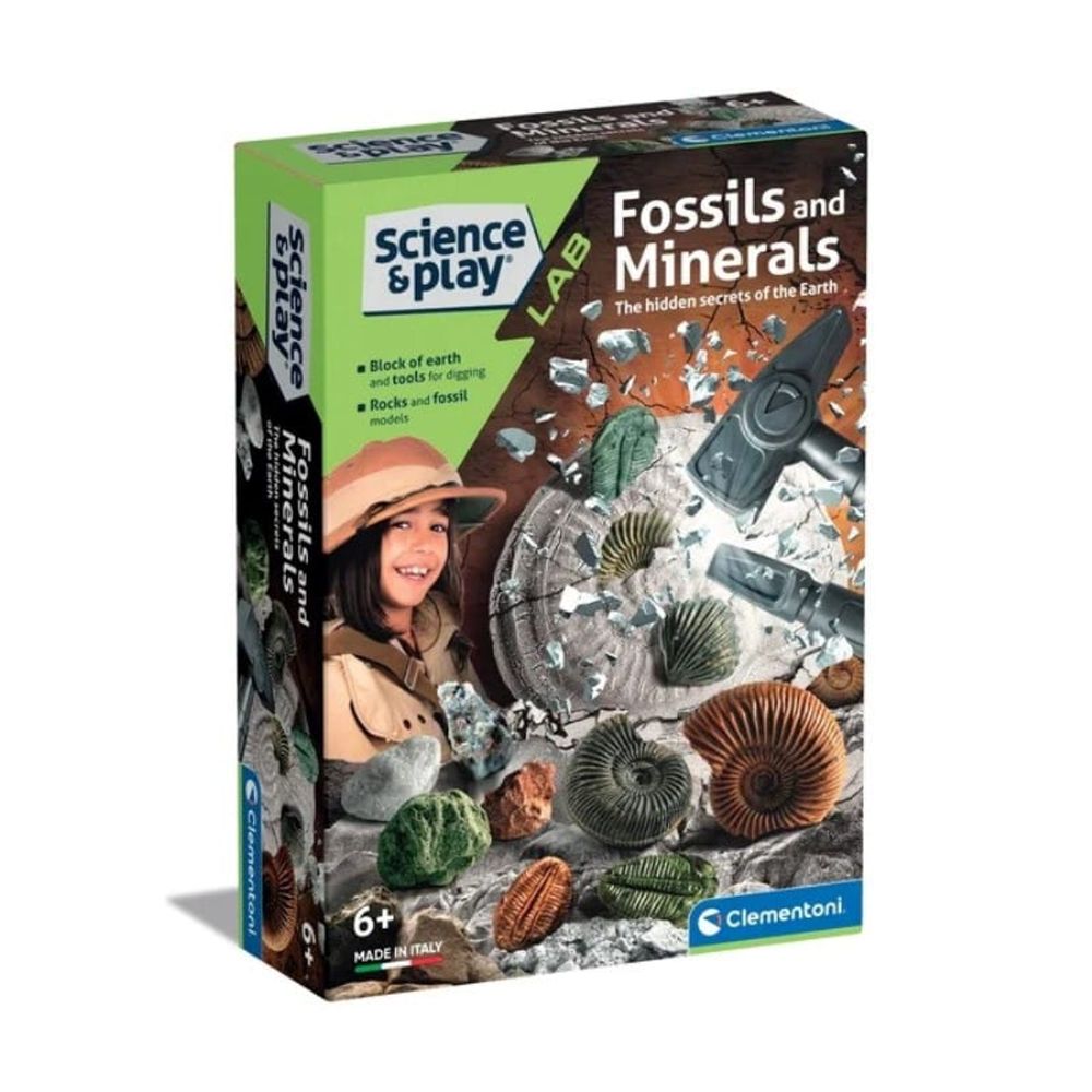 Clementoni CL61409 Science & Play Fossils and Minerals slika 1