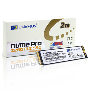 SSD M.2 NVMe 2TB TwinMOS 3500MBs/3080MBs NVMEHGBM2280