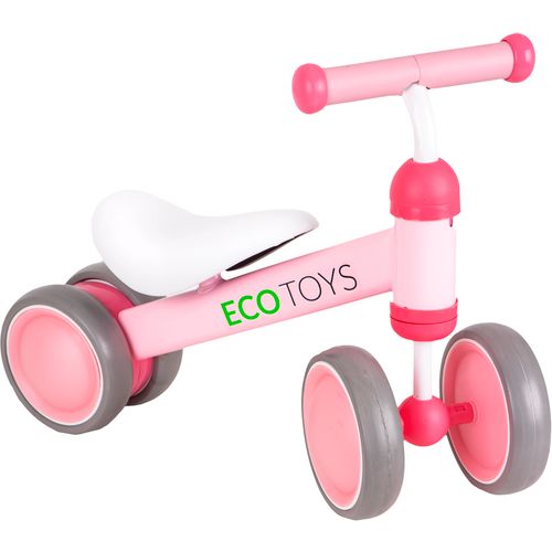 EcoToys dječji mini bicikl guralica rozi slika 4