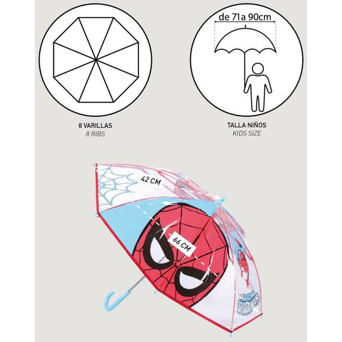 Kišobran Spider-Man Crvena PoE 42 cm (Ø 66 cm) slika 2