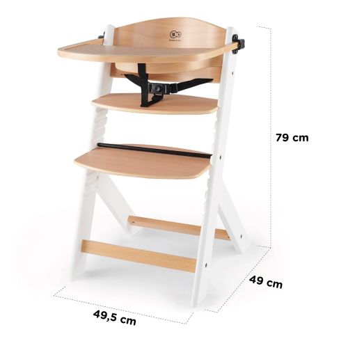 Kinderkraft hranilica ENOCK, wooden slika 20