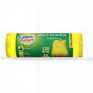 Cakum Pakum Vreće za smeće PEHD 120L Economy 10/1