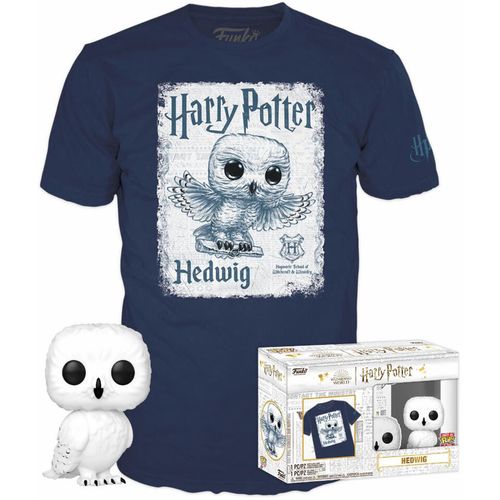 Set figure POP & Tee Harry Potter Hedwig size S slika 2