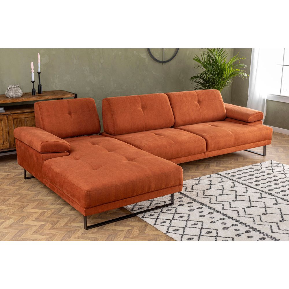 Mustang Small Left - Narandžasti Ugaoni Sofa slika 4
