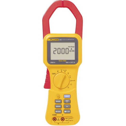 Fluke 355 strujne stezaljke, ručni multimetar  digitalni  CAT III 1000 V, CAT IV 600 V Zaslon (brojevi): 4000 slika 1