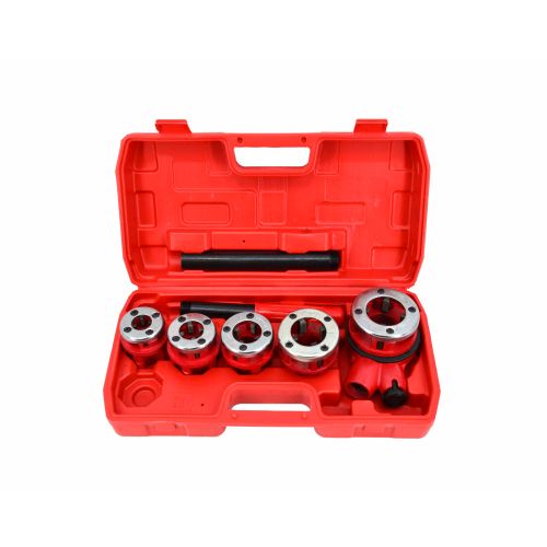 Awtools set za navojno rezanje cijevi 5 kom. 3/8", 1/2", 3/4", 1", 1-1/4" s koferom slika 1