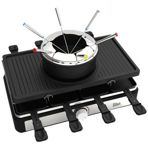 Zilan Električni Roštilj / Raclette / Fondue od sira, 3u1, 1400W - ZLN8856