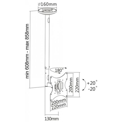 SBOX stropni stalak CPLB-28S slika 6