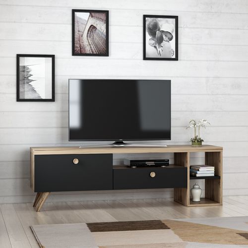 Woody Fashion Polica za TV PARION, Parion - Black slika 3