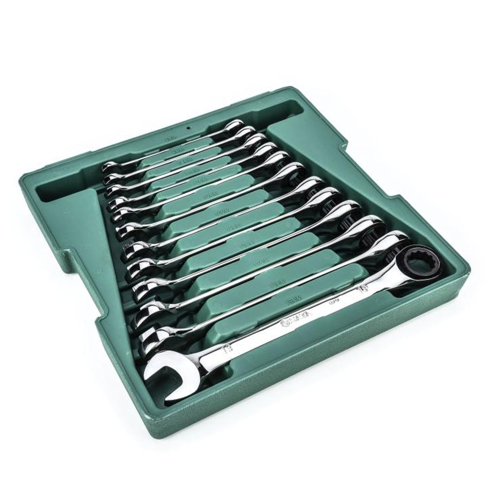 Sata Set viljuškasto-okastih ključeva sa račnom-gedorom 12-dijelni ST09040-02 slika 2
