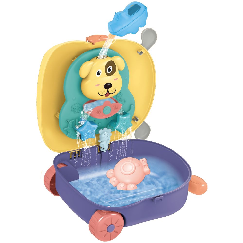 Woopie set s pijeskom 3u1 kofer pas + igračka za vodu slika 2