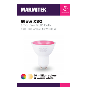 MARMITEK, pametna Wi-Fi LED žarulja- u boji - GU10 | 380 lumena | 4,5 W = 35 W