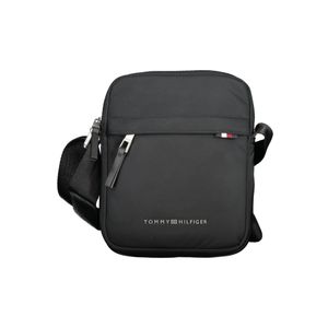 TOMMY HILFIGER MEN'S BLACK SHOULDER BAG