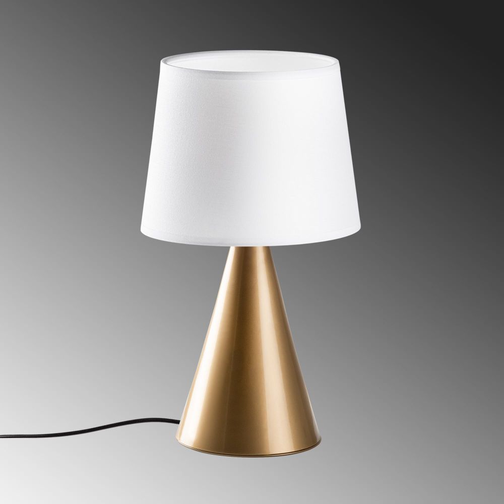 Kona - Zlatno-bijela stolna lampa 15487 slika 6