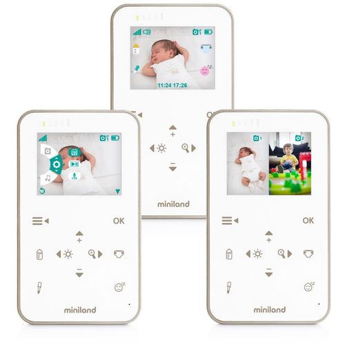 Miniland babymonitor 2.4" gold slika 4