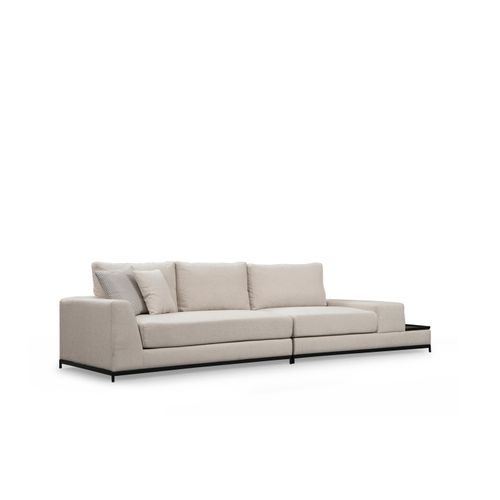 Line With Side Table - Bež Bež Sofa sa 4 Sedišta slika 6