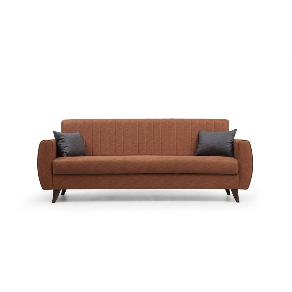 Alkon - Sofa na Razvlačenje u Crvenoj Boji sa 3 Mjesta slika 4
