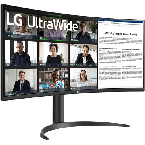 Monitor LG 34" 34WR55QC, 100Hz, HDMI, DP, USB-C, AMD slika 1