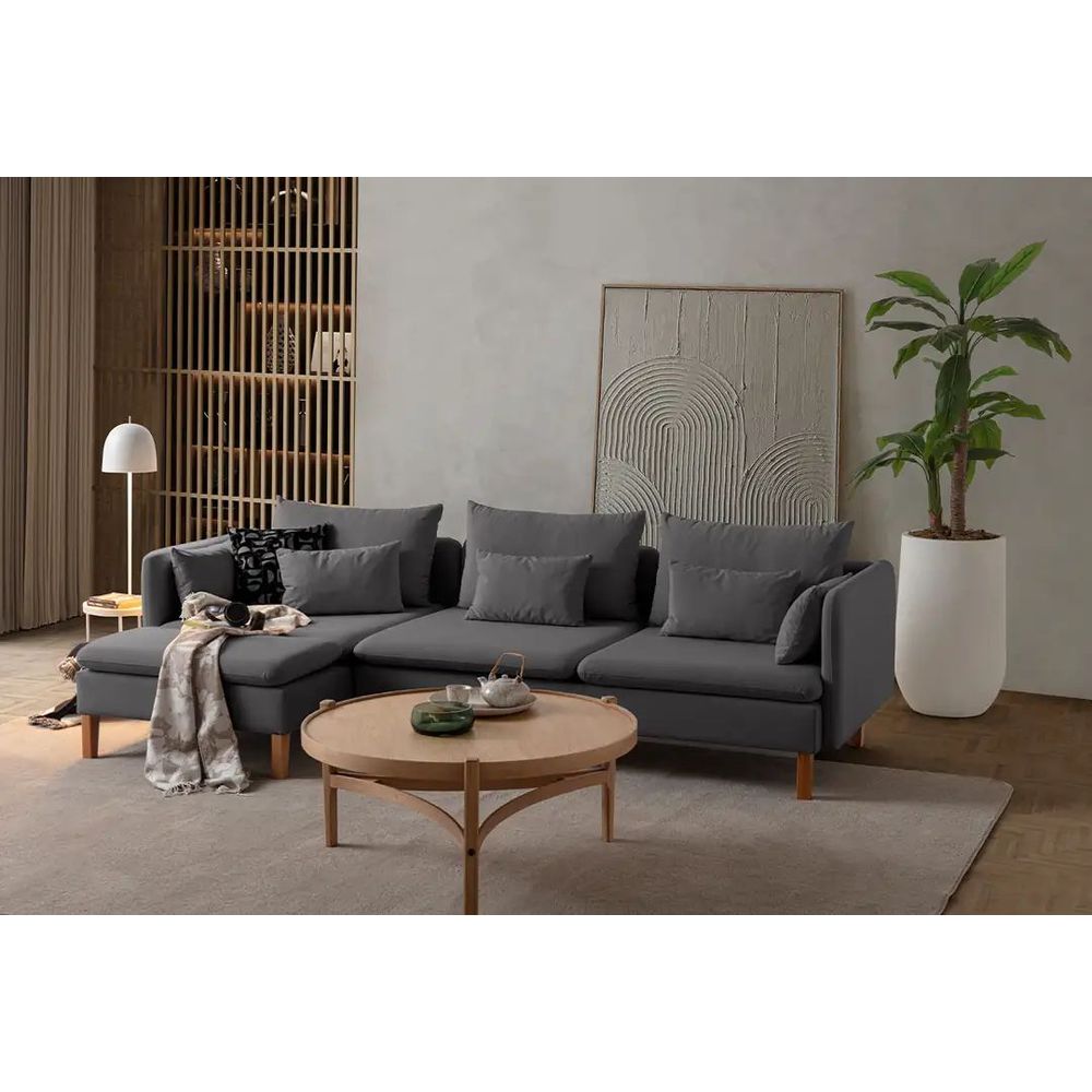 Ugaona Sofa Flexy Relax - boja: antracit slika 1