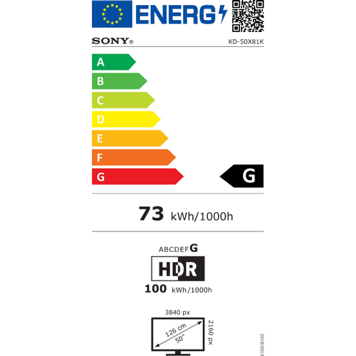 Sony TV KD50X81KAEP slika 3