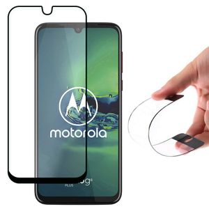 Full cover Flexi Nano hibridni zaštitnik ekrana sa okvirom Motorola Moto G8 Plus