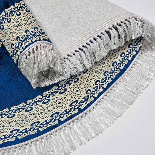 410602-O - Blue Blue Bathmat Set (2 Pieces) slika 4