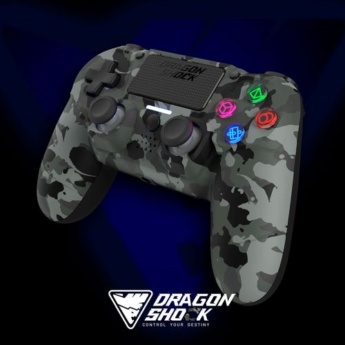 DRAGONSHOCK MIZAR WIRELESS CONTROLLER GREY CAMO PS4, PC, MOBILE slika 8