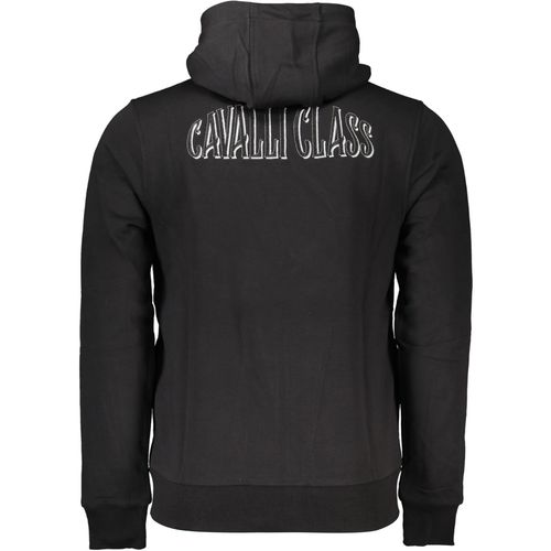 CAVALLI CLASS SWEATSHIRT WITH ZIP BLACK MAN slika 2