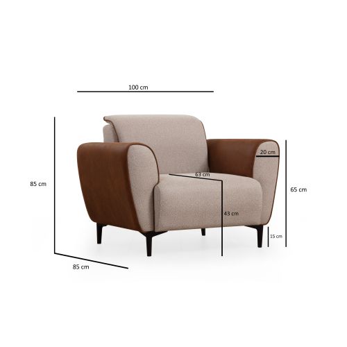 Atelier Del Sofa Sofa s 1 sjedećim mjestom EMILIA slika 13