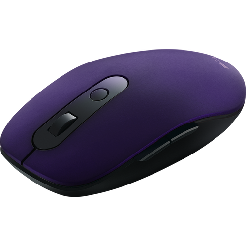 CANYON MW-9 2 in 1 Wireless optical mouse with 6 buttons, DPI 800/1000/1200/1500, 2 mode(BT/ 2.4GHz), Battery AA*1pcs, Violet, silent switch for right/left keys, 65.4*112.25*32.3mm, 0.092kg slika 2