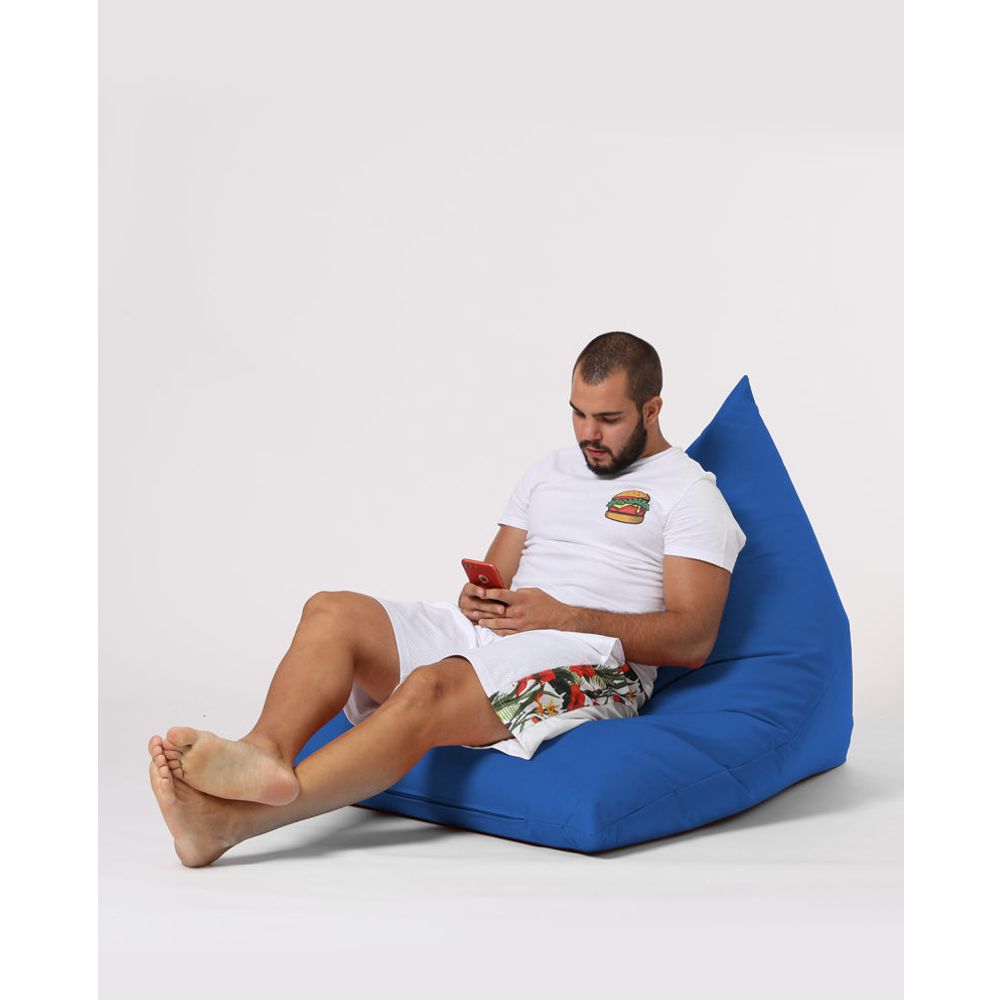 Piramida Veliki Krevet Pouf - Plavi Vrt Bean Bag slika 13