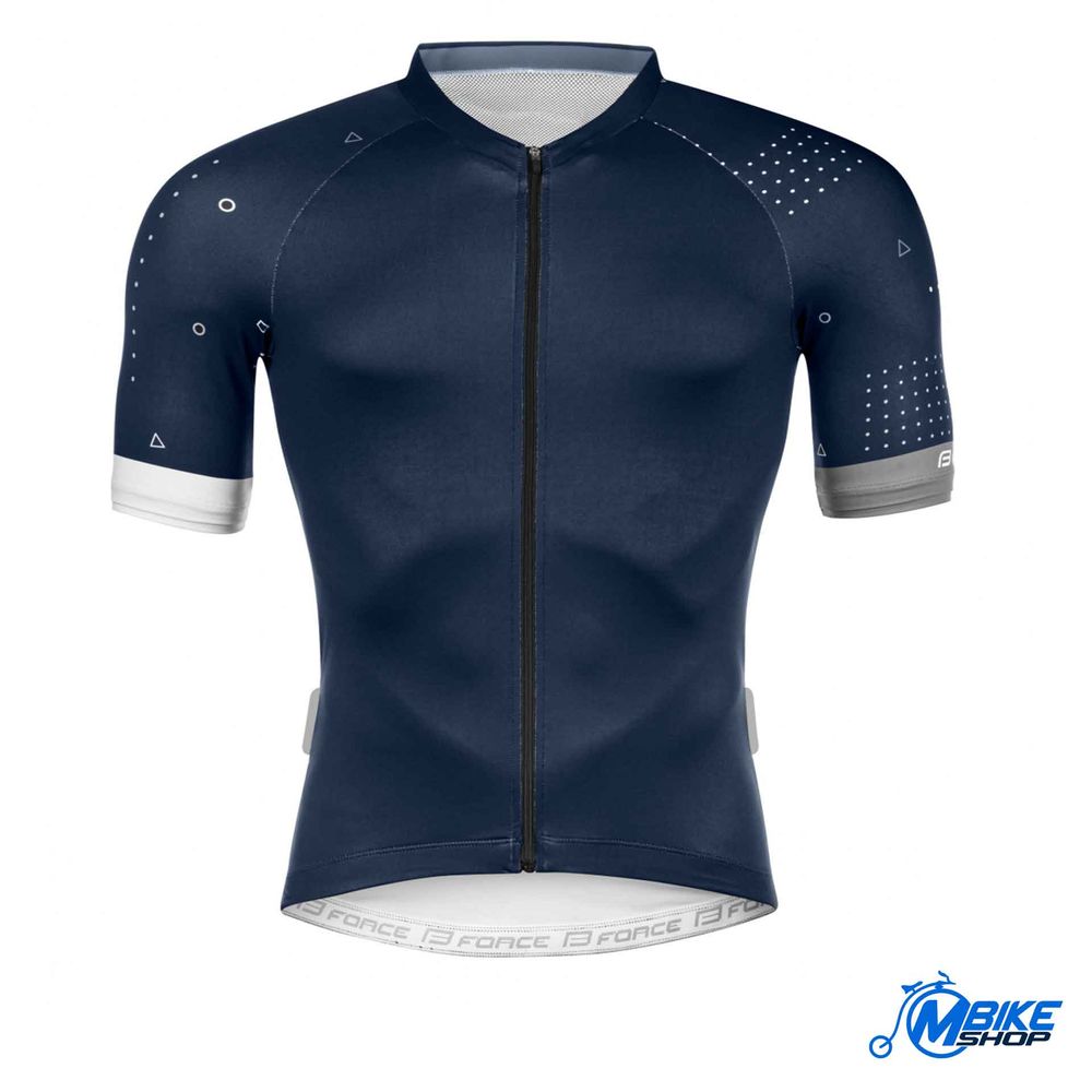 Force Majica kratkih rukava za biciklizam Game Navy Blue L slika 1