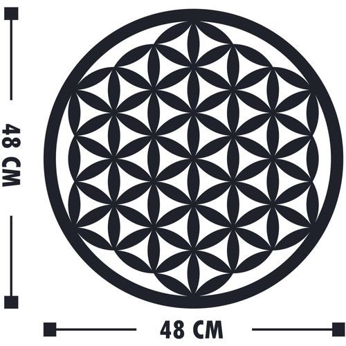 Wallity Metalna zidna dekoracija, Flower Of Life 3 slika 3