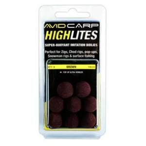 AVID CARP HIGHLITES - 14mm BROWN (AVHL/14BR)