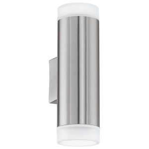 Eglo Riga-LED Vanjska Zidna Lampa - Inox, 2x2,5W GU10