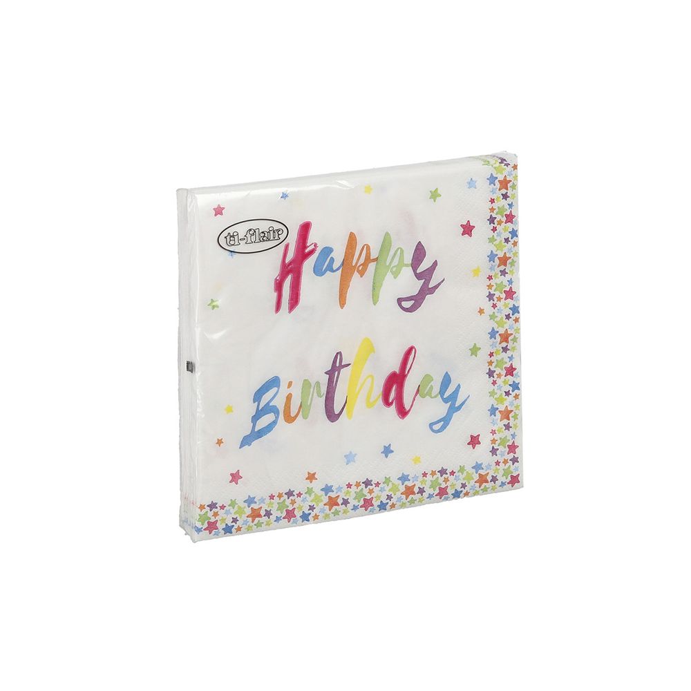 Spirit Events salveta 20/1 33x33 "Birthday 01" 3-slojni slika 2