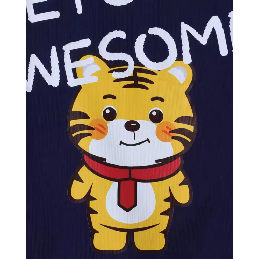 PatPat Komplet za bebe Tigar, Teget slika 6