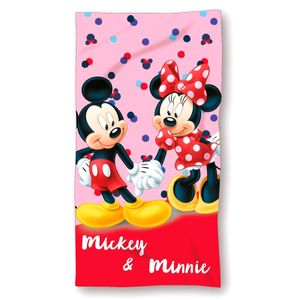 Disney Mickey &#38; Minnie microfibre beach towel