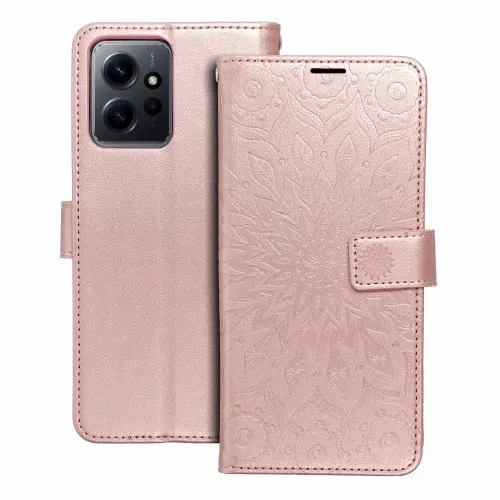 MEZZO Book case for XIAOMI Redmi NOTE 12 5G mandala rose gold slika 1