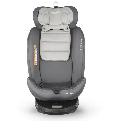 Coccolle® Autosjedalica Nova iSize 360° 40-150cm Isofix, Moonlit Grey slika 5