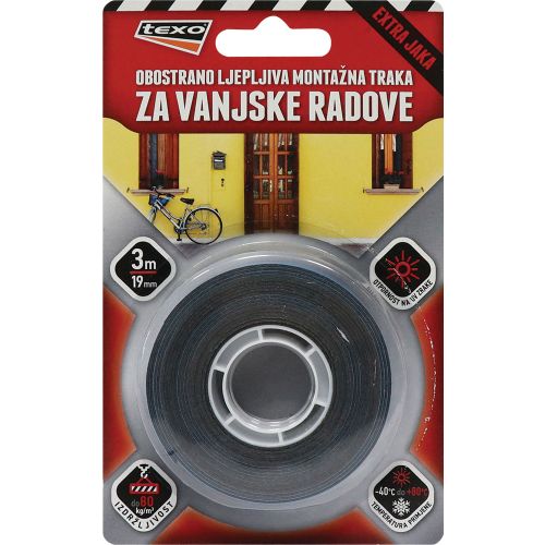 Obostrano ljepljiva montažna traka za vanjske radove 5325-3/48 slika 1