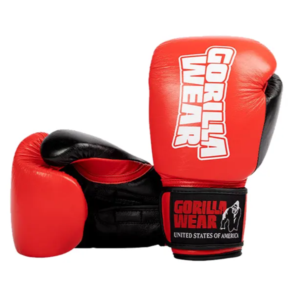 Gorilla Wear Bokserske rukavice Ashton Pro - Red/Black - 12oz slika 3