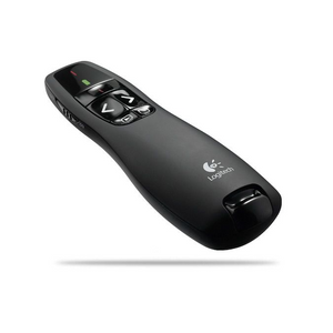 Bežični prezenter Logitech R400 - crni