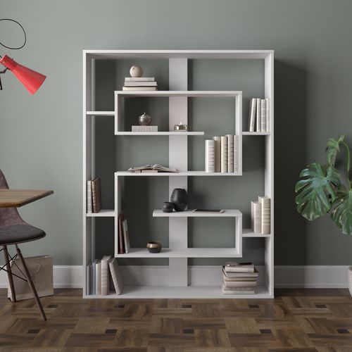 Esteban - White White Bookshelf slika 2