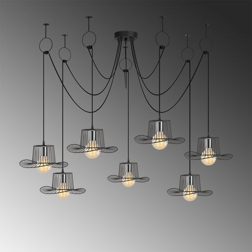 Tel - 6766 Black Chandelier slika 4