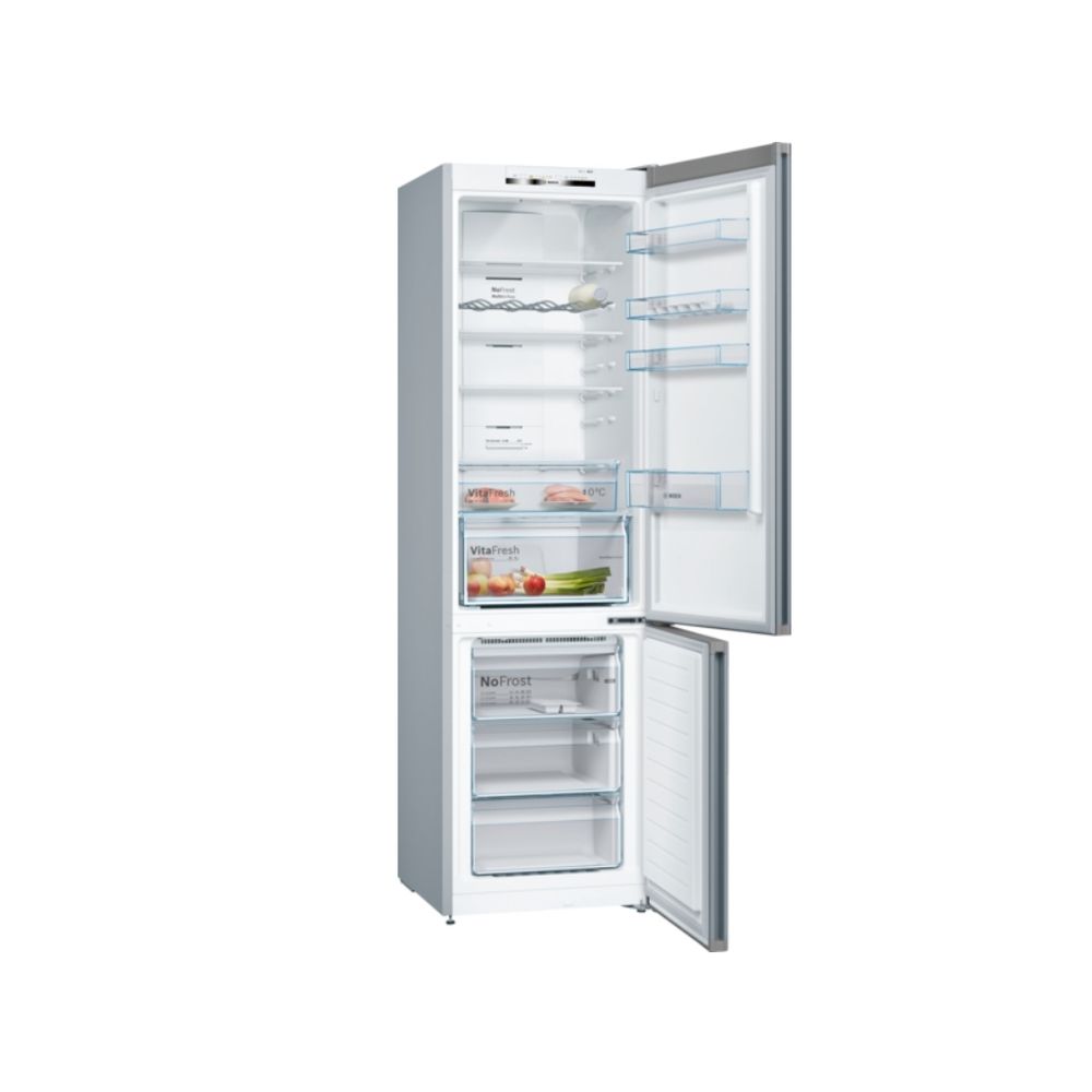 BOSCH Samostojeći Serie 4|No Frost, 203 X 60, INOX H:279L, Z:86L, 203CM, 39dB, slika 3