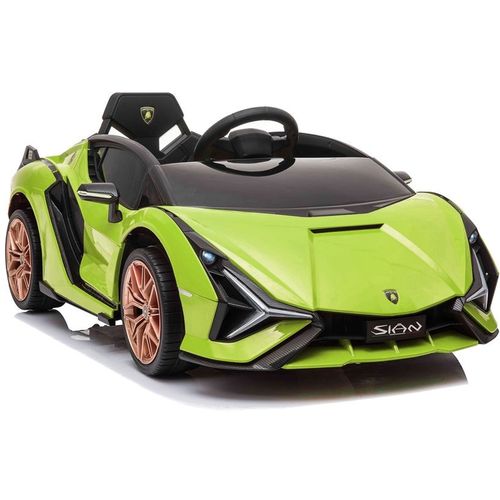 Licencirani Lamborghini Sian zeleni - auto na akumulator slika 1