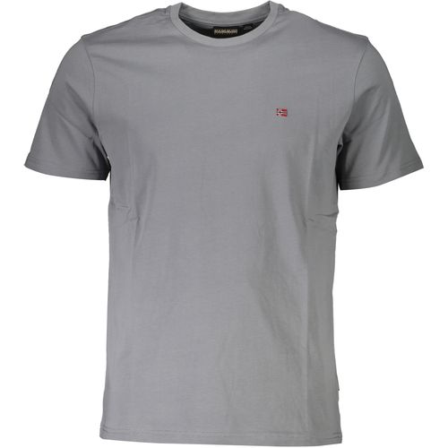 NAPAPIJRI MEN'S SHORT SLEEVED T-SHIRT GRAY slika 1